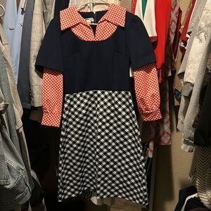 Bleaker Street vintage plaid dress